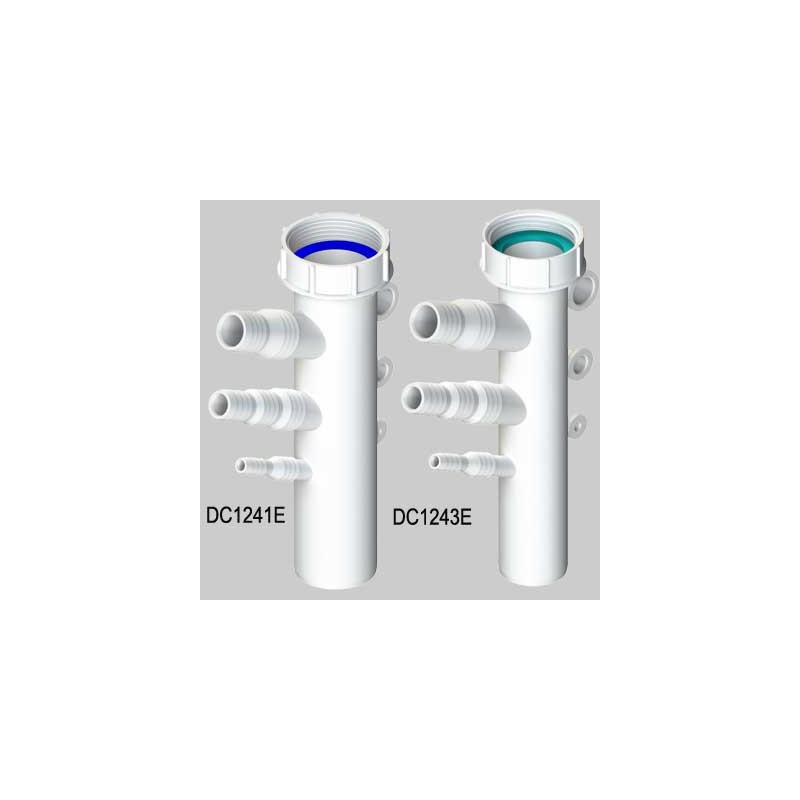 ATTACCO LAVATRICE-CONDENSA CON GHIERA 1"1/2 x 40