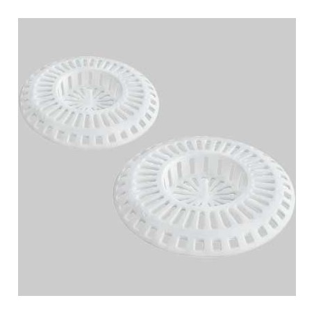 CESTELLO GRIGLIATO FERMADETRITI PER PILETTA LAVELLO Øi.45 x Øe.80 mm