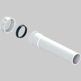 PROLUNGA UNIVERSALE CON GHIERA E GUARNIZIONE 1"1/4 x Ø32 - H.200 mm
