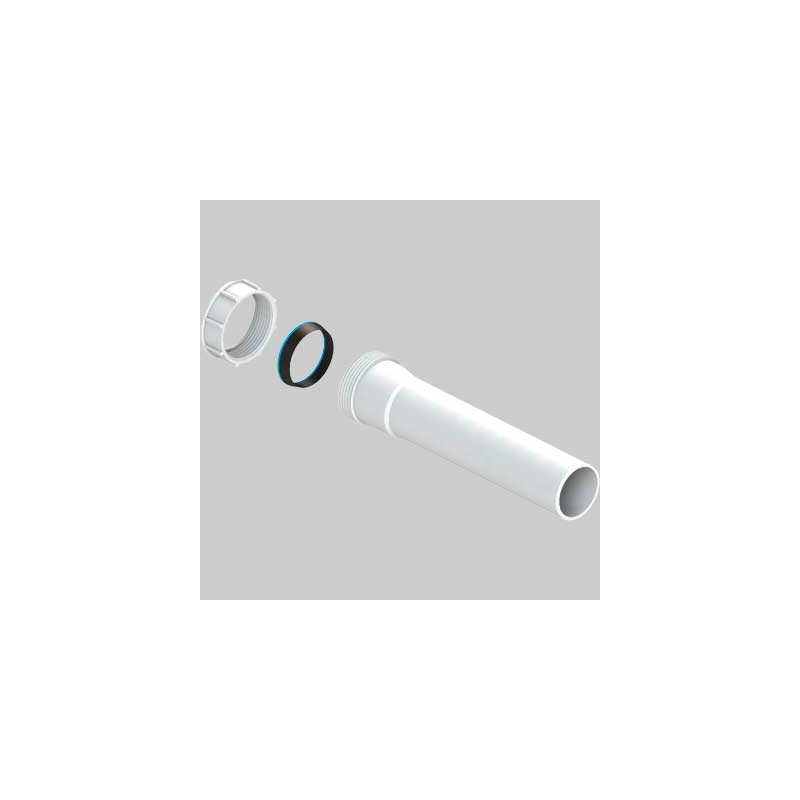 PROLUNGA UNIVERSALE CON GHIERA E GUARNIZIONE 1"1/2 x Ø40 - H.200 mm