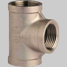 RACCORDO A TEE FEMMINA IN ACCIAIO INOX - 1"
