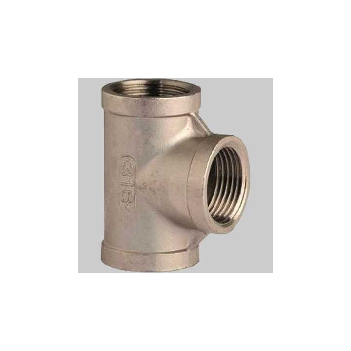 RACCORDO A TEE FEMMINA IN ACCIAIO INOX - 1"