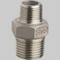 RACCORDO NIPLES RIDOTTO IN ACCIAIO INOX - 1" x 1/2