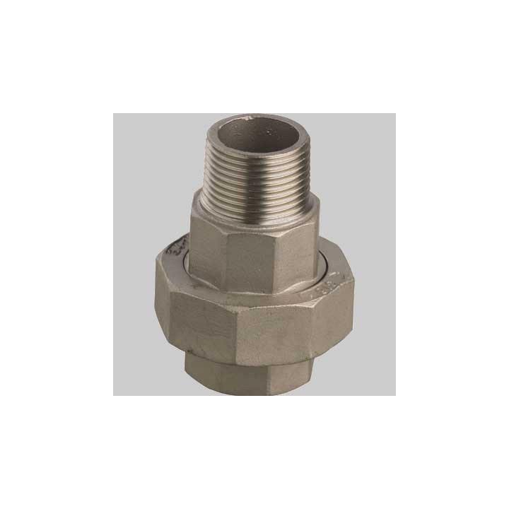 BOCCHETTONE CONICO FILETTATO M/F DRITTO IN ACCIAIO INOX - 1/2