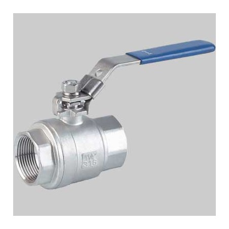 VALVOLA A SFERA F/F IN ACCIAIO INOX LUCCHETTABILE - 1/2