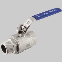 VALVOLA A SFERA M/F IN ACCIAIO INOX LUCCHETTABILE - 1/2
