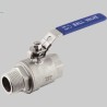 VALVOLA A SFERA M/F IN ACCIAIO INOX LUCCHETTABILE - 1/2