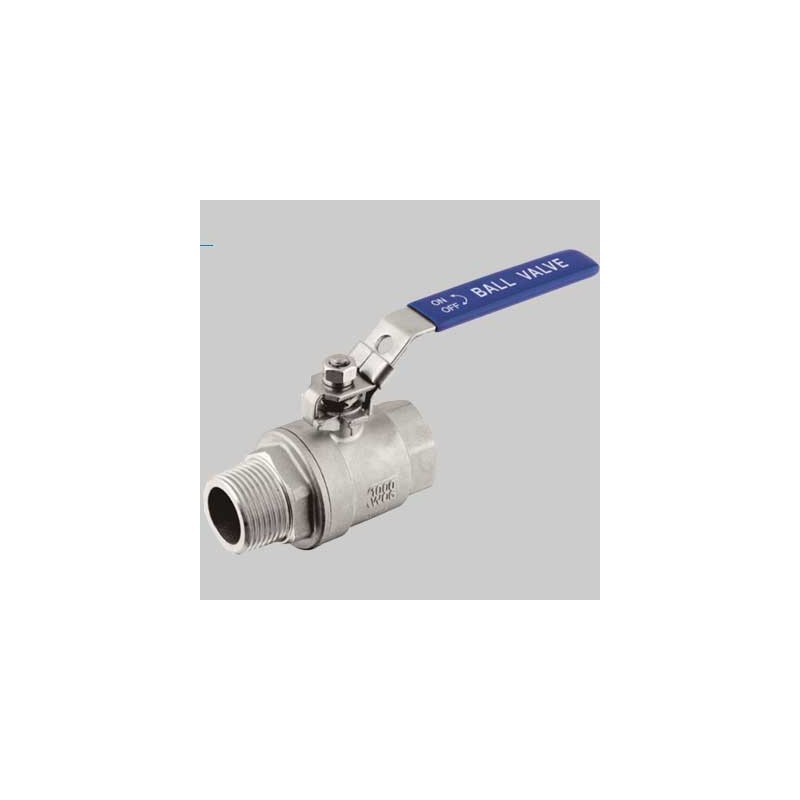 VALVOLA A SFERA M/F IN ACCIAIO INOX LUCCHETTABILE - 3/4
