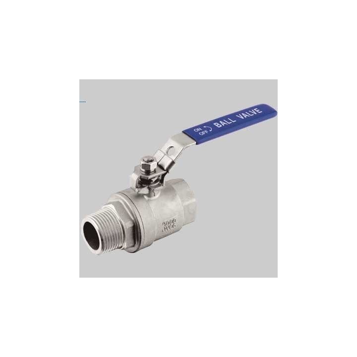 VALVOLA A SFERA M/F IN ACCIAIO INOX LUCCHETTABILE - 3/4