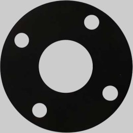 GUARNIZIONE IN GOMMA PER FLANGE - DN 40 - 4 Fori