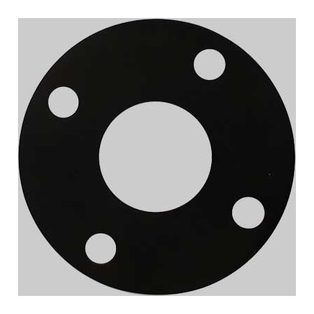 GUARNIZIONE IN GOMMA PER FLANGE - DN 40 - 4 Fori