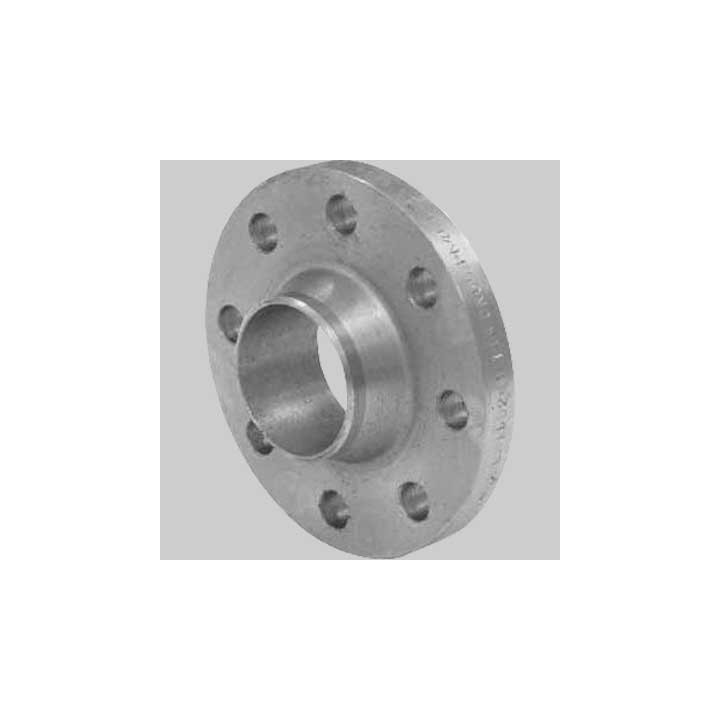 FLANGIA CON COLLARINO IN ACCIAIO AL CARBONIO A SALDARE - 4" DN 100 - 8 Fori Ø 18