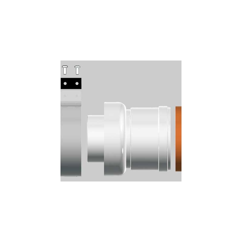 ADATTATORE SCARICO SDOPPIATO 60/100-80