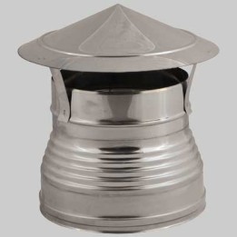 CAPPELLO CINESE DOPPIA PARETE DIAMETRO ESTERNO FEMMINA - Int. Ø 180 - Est. Ø 230