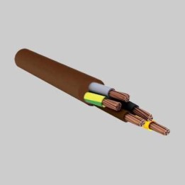 CAVO PENTAGONALE MARRONE - Sezione 5 x1.5