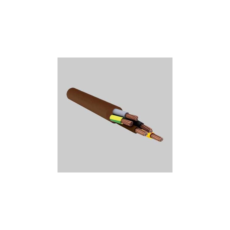 CAVO PENTAGONALE MARRONE - Sezione 5 x1.5