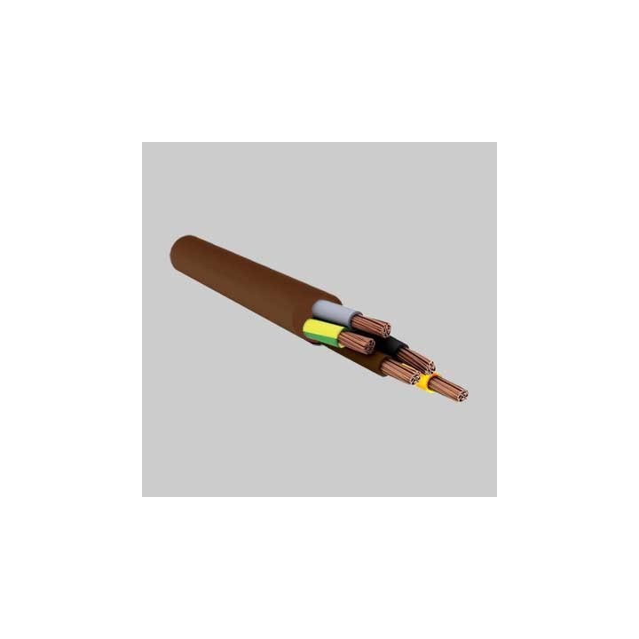 CAVO PENTAGONALE MARRONE - Sezione 5 x1.5