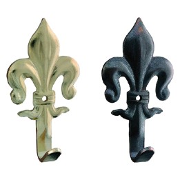 GANCIO PER QUADRI 'GIGLIO' mm 35 - pz. 5 bronzato