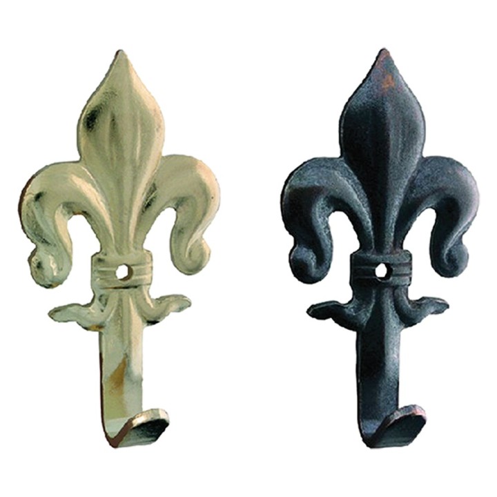 GANCIO PER QUADRI 'GIGLIO' mm 48 - pz. 5 oro