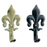 GANCIO PER QUADRI 'GIGLIO' mm 48 - pz. 5 bronzato