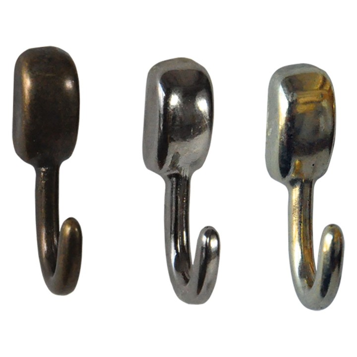 GANCIO PER QUADRI 'LUNGO' mm 30 - pz. 2 bronzo