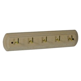 APPENDITUTTO ADESIVO IN LEGNO 5 posti - pz. 1
