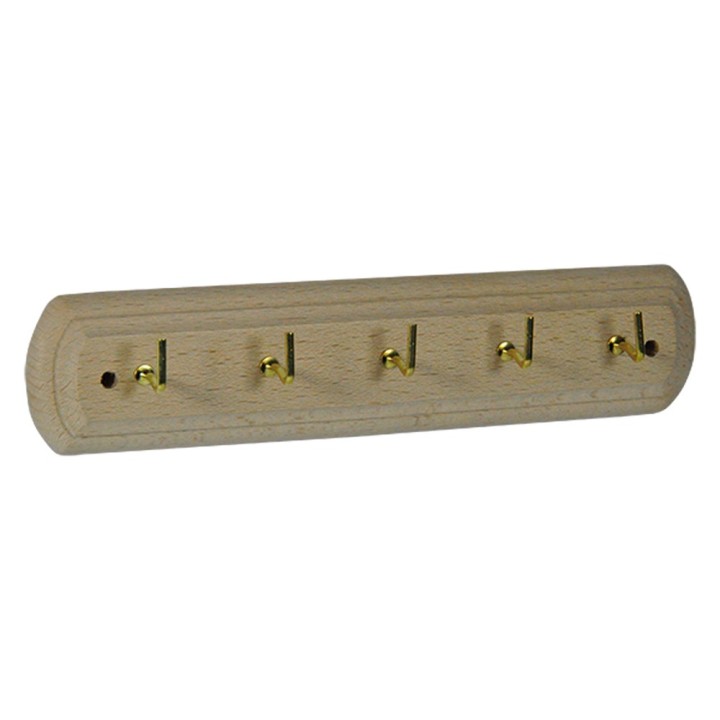 APPENDITUTTO ADESIVO IN LEGNO 5 posti - pz. 1