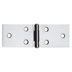 CERNIERA IN ACCIAIO INOX ART.122IN mm. 80 x 31 - pz. 2