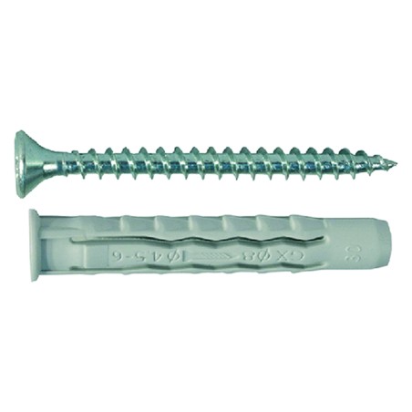 TASSELLO NYLON 'GL-VPS' mm 6 vite 4,5 x 40 - pz. 15
