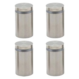 DISTANZIALI INOX PER TARGHE Ø 18 mm - pz 4