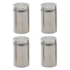 DISTANZIALI INOX PER TARGHE Ø 18 mm - pz 4