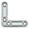 ANGOLO DI RINFORZO A SQUADRA mm 50 x 50 - pz. 4