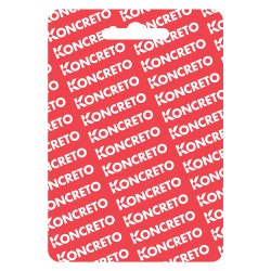 CARTELLINO FINE CORSA 'KONCRETO' mm 80 x 125