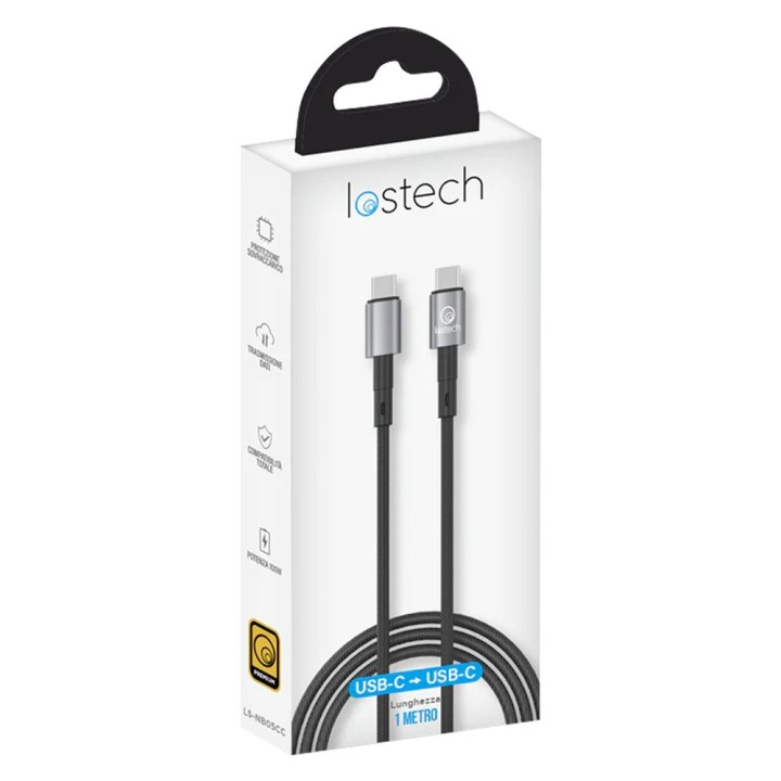 CAVETTO PER TABLET 'CARICA RAPIDA' USB tipo C / tipo C - (100W)