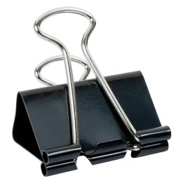 MOLLA FERMACARTE 'DOUBLE CLIP' mm 19 - pezzi 10