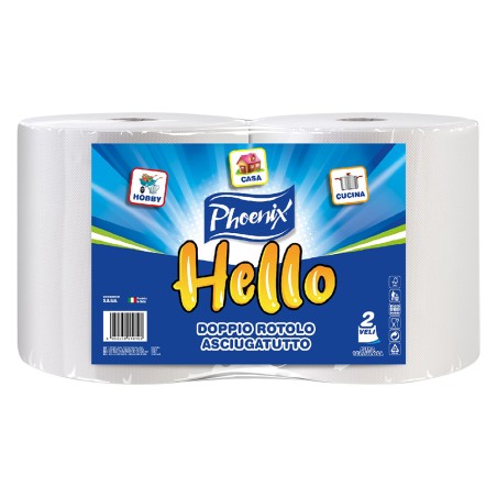 BOBINA CARTA 'PHOENIX HELLO' Kg 0,487 a rotolo circa (prezzo singolo rotolo)