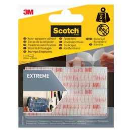 SISTEMA DI FISSAGGIO RICHIUDIBILE 'EXTREME' colore trasparente - mm 25 x 76