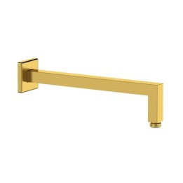 BRACCIO DOCCIA QUADRO A PARETE Oro spazzolato cm 30