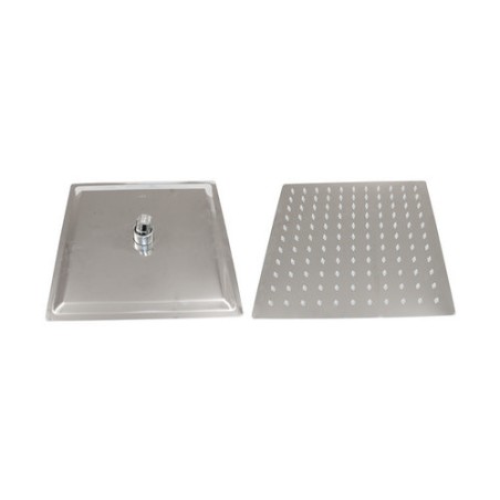 SOFFIONE DOCCIA IN ACCIAIO INOX QUADRO cm 20x20