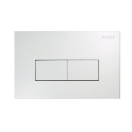 PLACCA PER CASSETTA INCASSO PUCCI ECO 2 PULSANTI LINEA MOD.2014 Oro Giallo