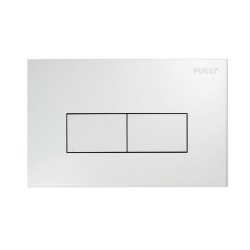 PLACCA PER CASSETTA INCASSO PUCCI ECO 2 PULSANTI LINEA MOD.2014 Oro Giallo