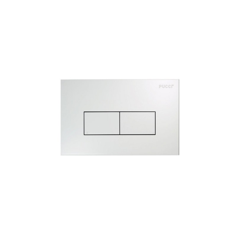 PLACCA PER CASSETTA INCASSO PUCCI ECO 2 PULSANTI LINEA MOD.2014 Oro Giallo
