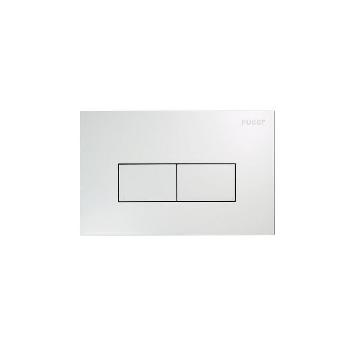 PLACCA PER CASSETTA INCASSO PUCCI ECO 2 PULSANTI LINEA MOD.2014 Oro Giallo