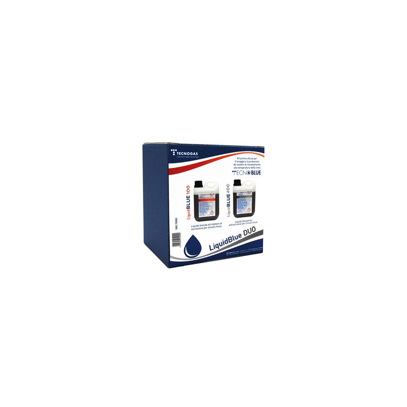 KIT LIQUID BLUE DUO PER IMPIANTI RISCALDAMENTO ALTA TEMP 1 + 1 lt