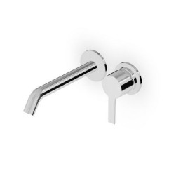 LAVABO INCASSO CON MISCELATORE GILL PARTE ESTERNA Cromo