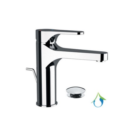 MISCELATORE MONOCOMANDO LAVABO H17 LINEA SURF ECO Cromo