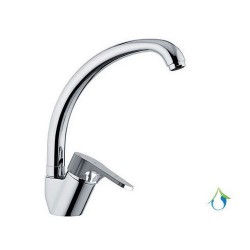 MISCELATORE MONOCOMANDO LAVELLO BOCCA GIREVOLE LINEA SURF ECO Cromo
