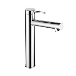 MISCELATORE MONOCOMANDO LAVABO ALTO SENZA SCARICO ALBA Nero Opaco