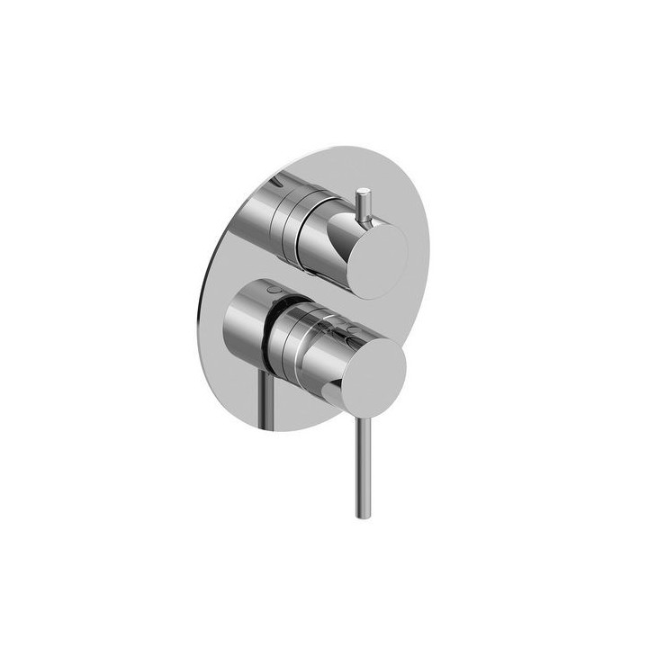 MISCELATORE MONOCOMANDO INCASSO DOCCIA CON DEVIATORE ALBA Cromo