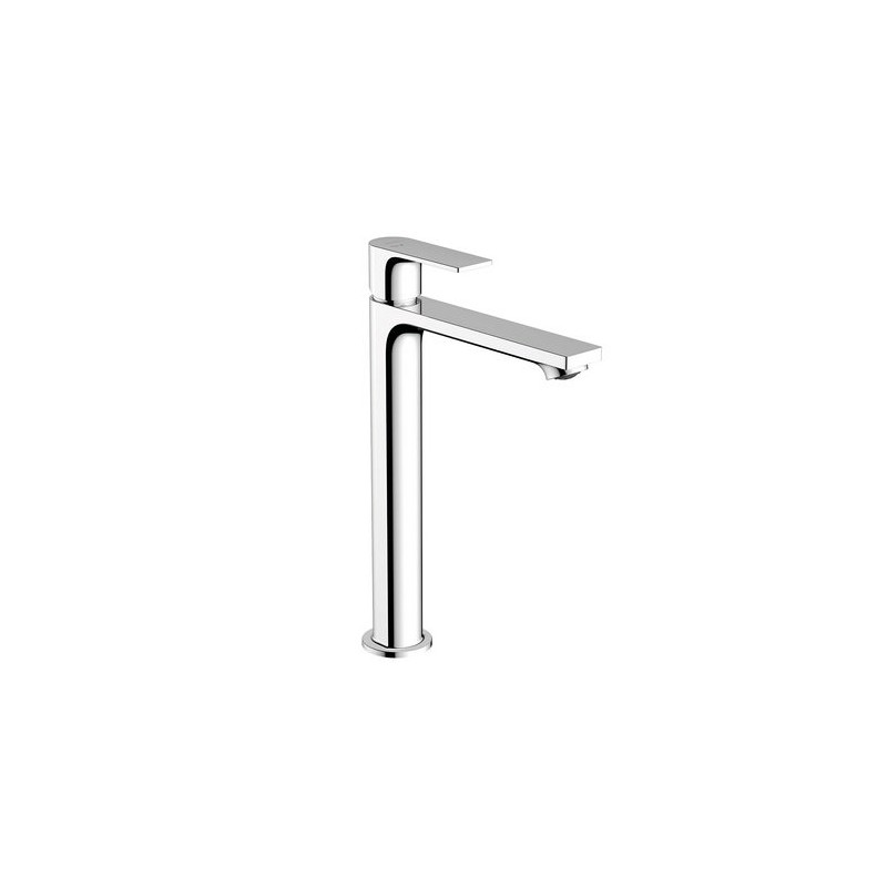 MISCELATORE MONOCOMANDO LAVABO ALTO SENZA SCARICO REBRIS E Cromo